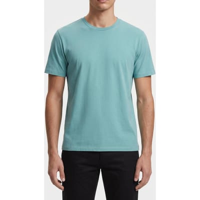 Reiss Crew Neck Jersey Aqua Size: M | Basic T-Shirts Outlet | Heren | Blauw