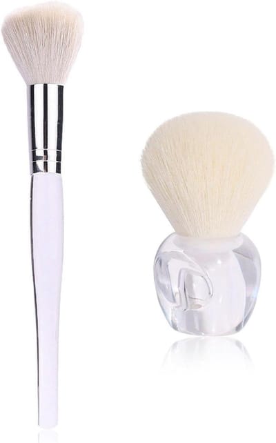 Korte Make-Up Borstel voor gezichtsmaskers en schuimwol applicatie, Lang-grip make-up tool met 5 borstels