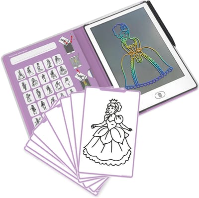 KIDYWOLF - KIDYDRAW MINI Tekentablet Voor Kinderen - Prinsessen thema - Educatief - 4+ jaar