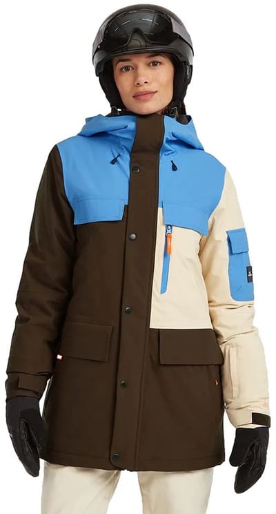 O´neill Fwc Peak Pro Snow Jas Bruin M Vrouw