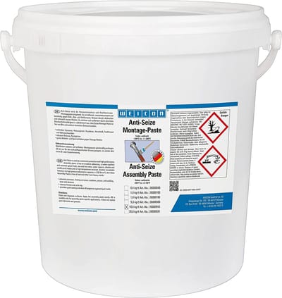 WEICON Anti-Seize Montagepasta – 10 kg – Hittebestendig tot 1400°C