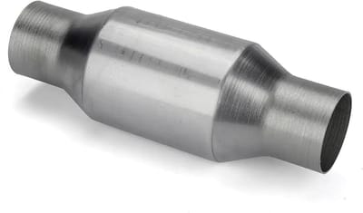 Auto Katalysator - Sport Uitlaat - Uitlaat Reinigen - 400 Cell High Flow - 3 Inch Universeel - Zilver