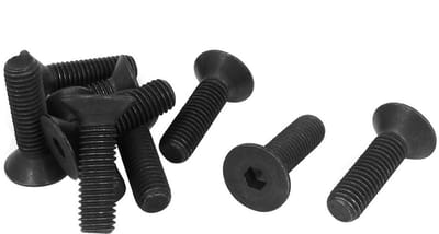 Zeskant Verzonken Schroeven M10 x 35mm Zwart 10 Stuks