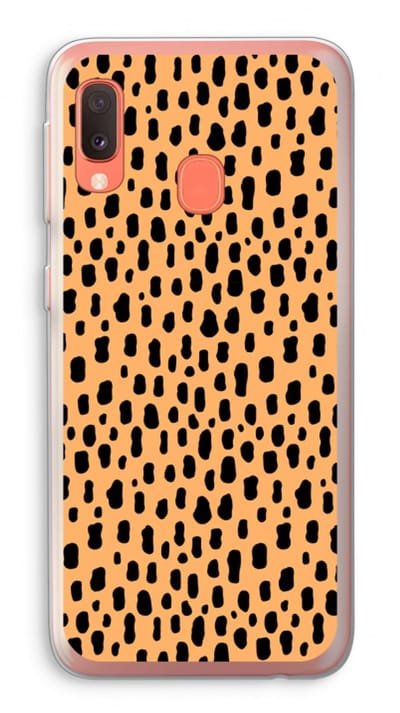 Case Company® - Hoesje geschikt voor Samsung Galaxy A20e hoesje - Panter - Soft Cover Telefoonhoesje - Bescherming aan alle Kanten en Schermrand