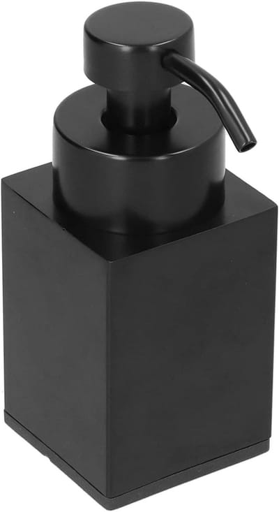 Dailygoods- Schuimdispenser Roestvrij Staal 304 - Zeepdispenser Zwart - Antislip - Duurzaam - Voor Badkamer/Keuken - Inclusief 1 Dispenser
