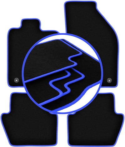 CARLUX-BLUE automatten voor: Volvo C70 I cabrio, coupé (1997-2005)