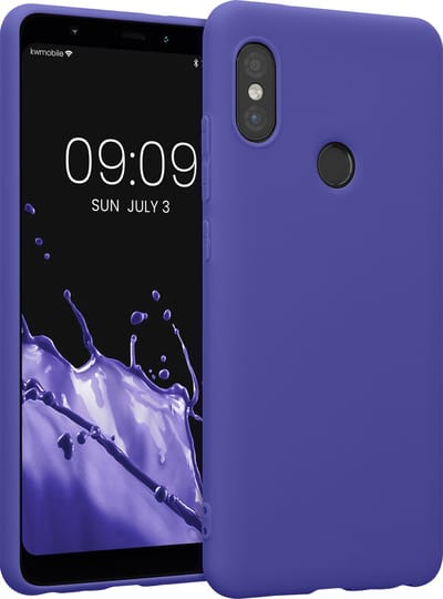 kwmobile telefoonhoesje geschikt voor Xiaomi Redmi Note 5 (Global Version) / Note 5 Pro - Hoesje voor smartphone - Back cover in blauwpaars