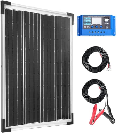CLGP® Zonnepanelen Compleet Pakket - Zonnepaneel - Plat Dak - 20 W