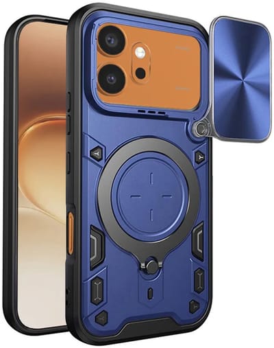 Hoesje geschikt voor HONOR 600/600 Pro - Techsuit CamGuard Pro Back Cover - Blauw