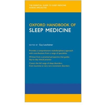 Oxford Handbook Of Sleep Medicine - Oxford Medical Handbooks