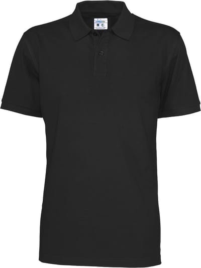 Cottover POLO PIQUE MAN - GOTS GECERTIFICEERD 141006 - Zwart - S