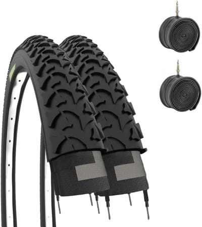 Set van 2 Fietsbanden 20 inch met Binnenbanden