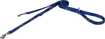 Rogz Scooter Lijn Paw - Hondenriem - Navy M