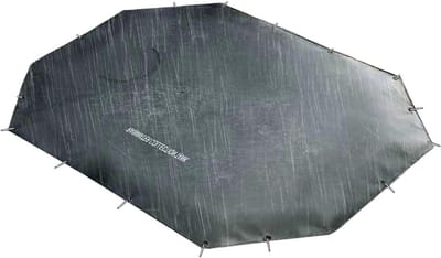 Regenwateropvangsysteem - Ondergrondse Vanger - Tuin Irrigatie - Ruime Opslagcapaciteit - 100x100x50 cm - Zwart