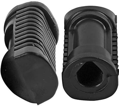 Dailygoods- Voetsteun Rubber Pad - Duurzaam - Slijtvast - Eenvoudige Installatie - Maximale Pedal Contactgebied - Directe Vervanging - Motorvoetsteun