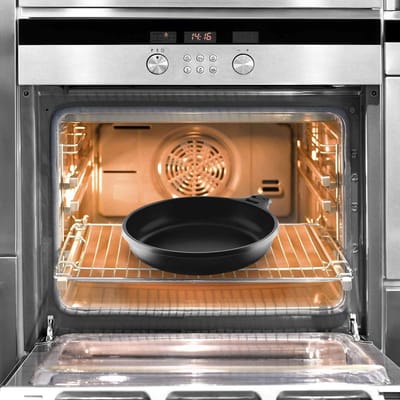 Aluminium Wok met Afneembare Handgreep voor Optimale Kookprestaties