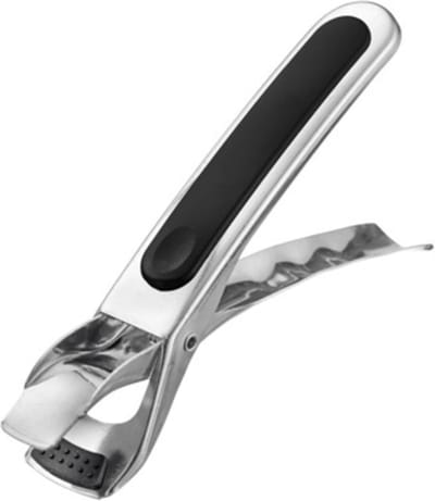 Westmark oventang, met rubberen handvat, lengte: 17,5 cm, staal/siliconen, zilver/zwart, 10792270