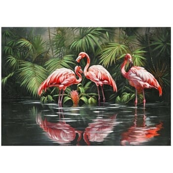 Schilderijen Signes Grimalt Flamingo'S Schilderen