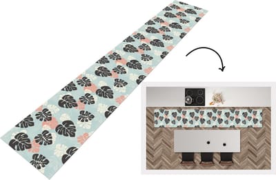 Keukenloper - Loper keuken - Bladeren - Monstera - Hawaii - Patronen - 300x50 cm - Keukenloper vinyl