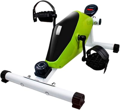 Mini Hometrainer - Fiets Trainer - Cardio Training - Stille Magnetische Weerstand - 8 Weerstandsniveaus - Zwart