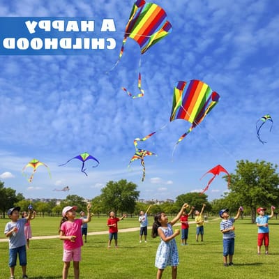 Set van 3 vliegers voor kinderen en volwassenen, kleurrijke regenboogvlieger voor beginners, ideaal voor strand, park en buitenactiviteiten met kleurrijke staarten en bijgeleverde lijn