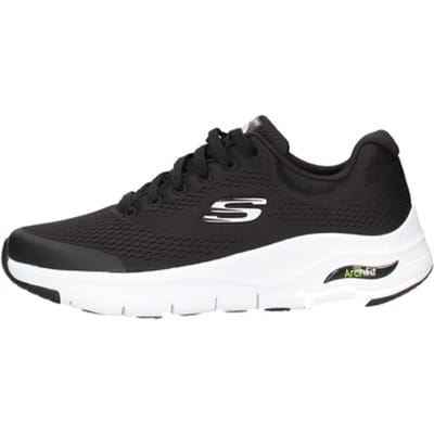 Skechers Arch Fit Heren Sneakers - Black/White