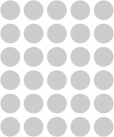 Ronde etiketten - METALLIC ZILVER - 150 stuks - MULTIPLAZA - stickers - 2cm - 20mm - markeren - ordenen - universeel - knutselen - kantoor - bedrijf - hobby - archiveren
