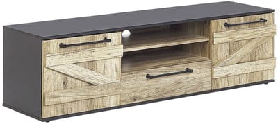 SALTER - TV-meubel - Lichte houtkleur - Vezelplaat