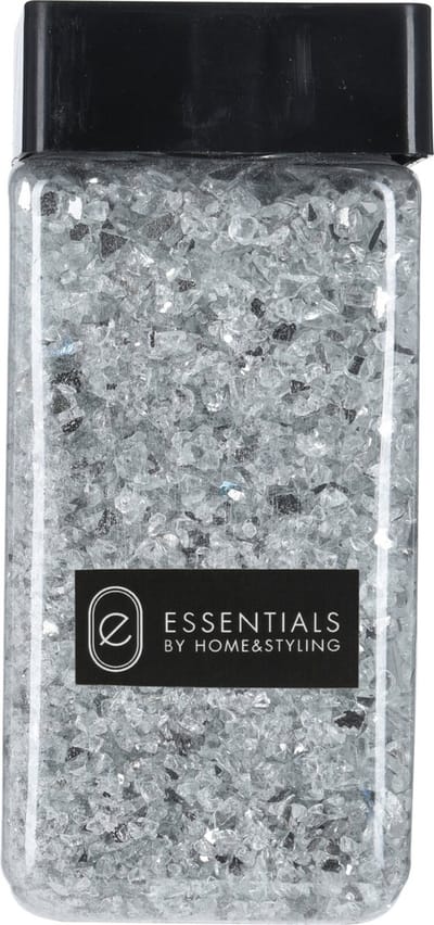 Decoratie steentjes/hobby steentjes - Zilver - 550 ml - 2/4 mm