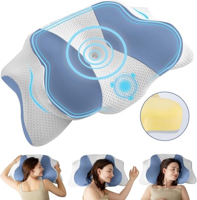 Nekkussen - Ergonomisch Contourkussen - Koelende Kussens Van Traagschuim - Hoofdkussen - Voor Zij- Rug- En Buikslapers