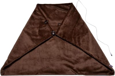 Elektrisch Dekentje - Verwarmde Plaid - Comfort Warmte - Drie Warmtestanden - 100x65 cm - Grijs