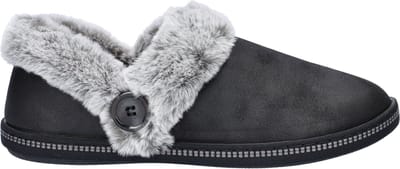 Skechers Cozy Campfire dames pantoffel - Zwart - Maat 38