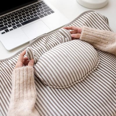 Elektrische deken - Verwarmde plaid - Warm blijven - Snelle opwarming - 72 x 115 cm - Grijs