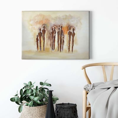 Canvas print DD123074 Related A.S. Création 0,7 x 0,5 m Beige / Creme Kantoor Hal/Gang Keuken Slaapkamer Woonkamer
