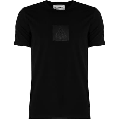 Iceberg T-Shirt C-Neck Mannen zwart