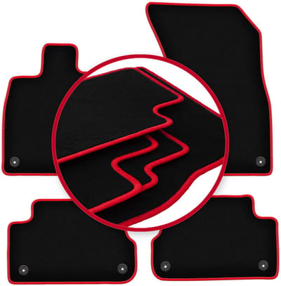 CARLUX-RED automatten voor: Audi Q5 II FY / F5 SUV (2017-)