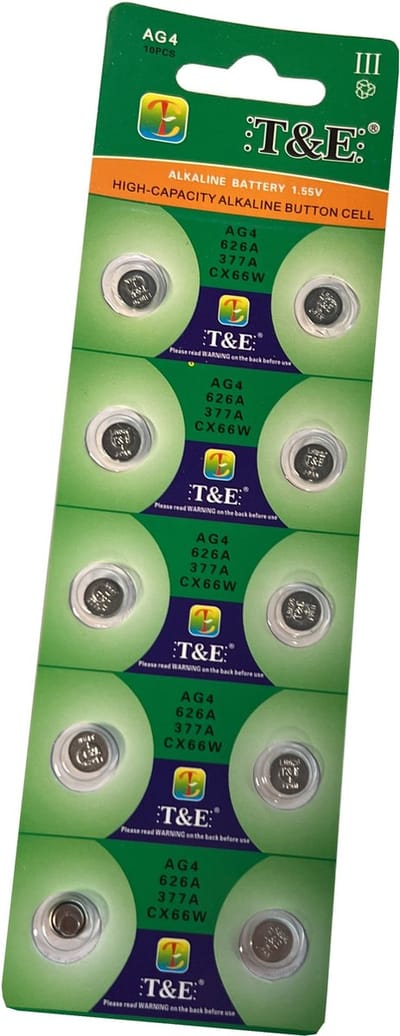 T&E - Horloge Batterij - SR626SW - 10 Stuks