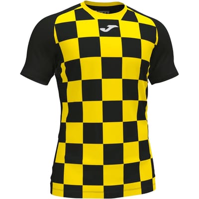 Joma Flag Ii T-shirt Met Korte Mouwen Geel,Zwart S Man
