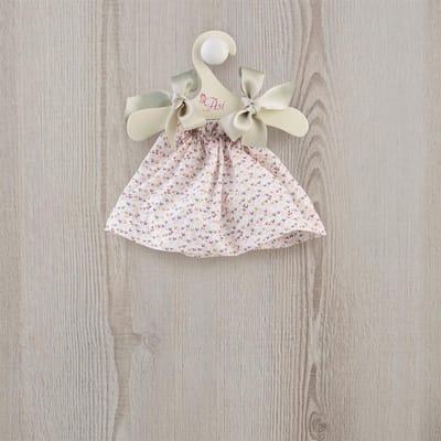 Asi poppenkleding zomerjurk - kleurrijke outfit voor poppen.