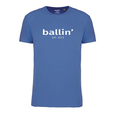 Ballin Est. 2013 - Heren Tee SS Regular Fit Shirt - Blauw - Maat S