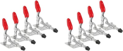 Spanbanden Set - Klemmen Jig - Werkstukken Vastzetten - 45kg Draagkracht - 8 Stuks - Zilverkleurig