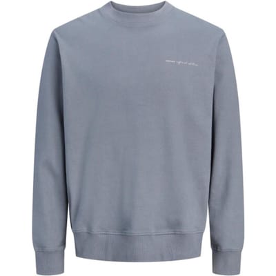 Jack & Jones Trui Jprblaowen Branding Crewneck Sweat 12292205 Turbulence Mannen Maat - M