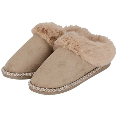 Morethansocks - Instap pantoffel - Teddy - Dames - Maat 37 t/m 42 - instap pantoffels dames - Dames sloffen - Dames pantoffels