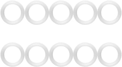Dailygoods- Siliconen Pakking 10 Stuks - Afdichtingsringen - Luchtdicht - Food Grade - 1,5 Klemfitting - 50,5 mm Buitendiameter - Afdichtingsring
