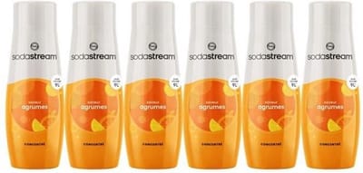 Set van 6 SODASTREAM CITRUS-smaakconcentraten - 440 ml
