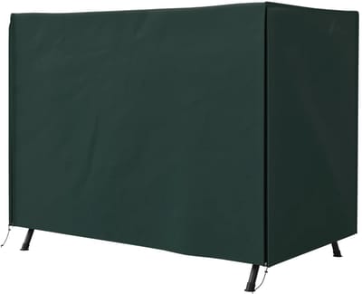 Hollywood Schommelhoes - Beschermhoes voor 3-zitsTuinschommel - Winterbestendig, Stofvrij & UV-bestendig- voor Schommelbank, Tuinstoelen - Tuin, Terras, Balkon - 205 x 124 x 164 cm - Donkergroen