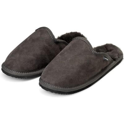 Shepherd of Sweden - maat 41 - Terry slippers Unisex Sloffen - Donkergrijs