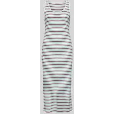 Midi-jurk met ronde hals