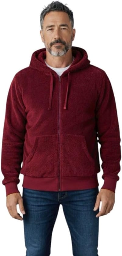 Dames Teddy Fleece Hoodie met Capuchon en Kangoeroezakken - Heerlijk Zachte Trui