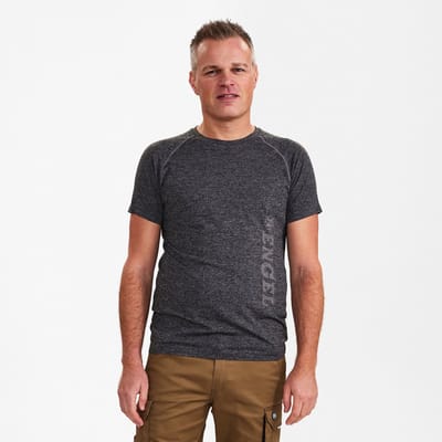 Engel X-treme naadloos T-shirt 9060-155 - Anthracite Grey Melange - S/M